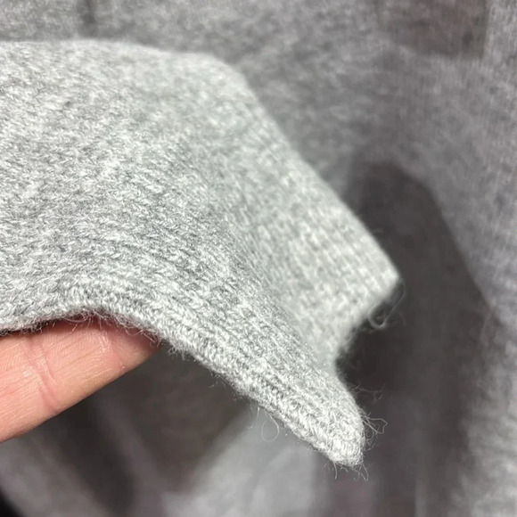 Cupio Blush Mock neck ruffle,long puff/pleated sleeve,soft, warm winter knit - Picture 6 of 9